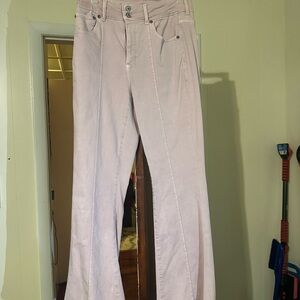Light Pink Flared Jeans